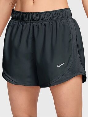 Nike Women's Tempo Dri-FIT Mid-Rise Running Shorts 3” inseam - Black - Medium